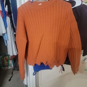 Boutique Orange Sweater